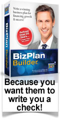 Write a business plan with BizPlanBuilder software template
